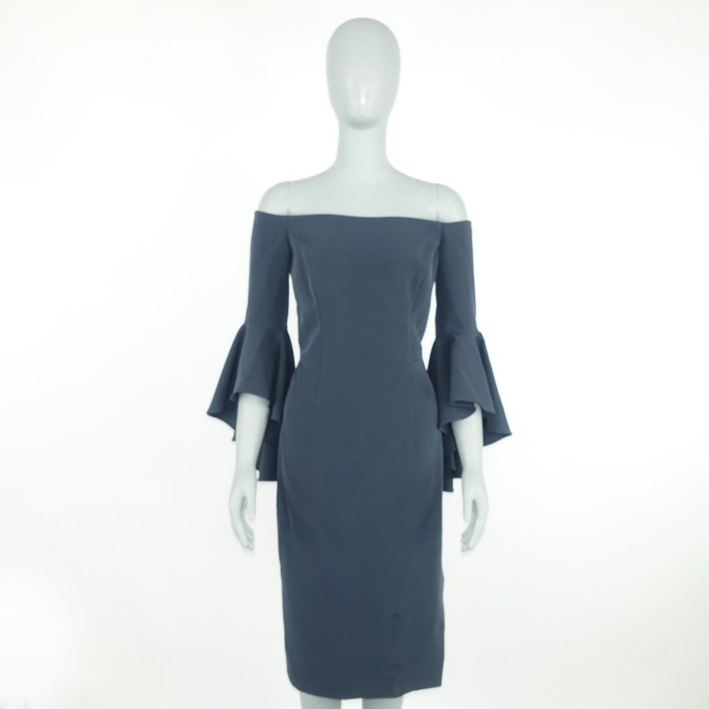 Bell Sleeve Off-The-Shoulder Dress